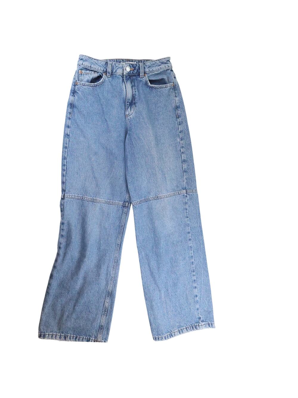 Garage Denim Light Wash Wide Leg Jeans Size 5